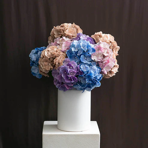Eldorado Hydrangea Stem Violet Purple (18cmDx64cmH)