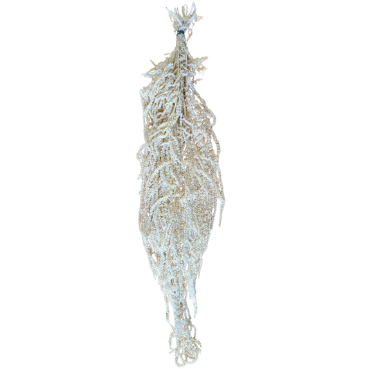 Preserved Hanging Amaranthus, 50-80cm, 150 gram, Off White