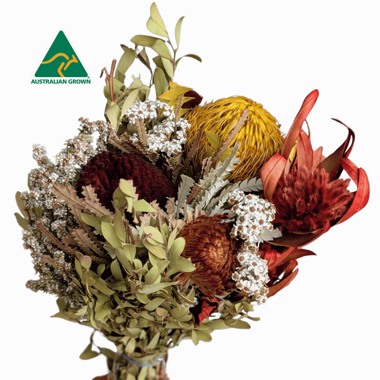 Australian Dried Ready 2 Go Mixed Bunch, 45cm, Autumn