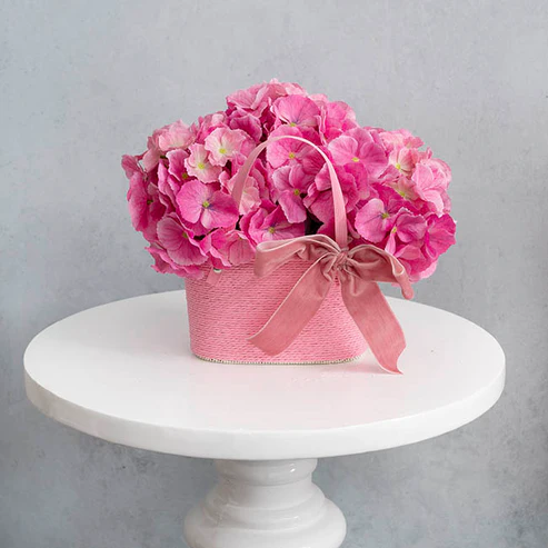 Eldorado Hydrangea Stem Ruby Pink (18cmDx64cmH)