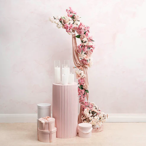 Cherry Blossom Branch Spray Dusty Pink (103cmH)