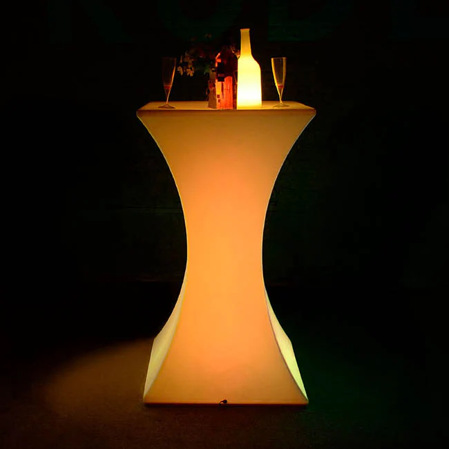 Cocktail Bar Table Square White(60x60x110cmH)